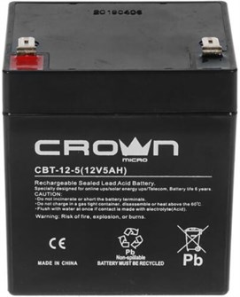 Аккумулятор  Crown СВТ-12-5 1015058