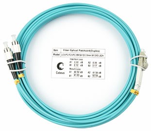 Кабель патч-корд волоконно-оптический Cabeus FOP-50-LC-FC-15m 513537