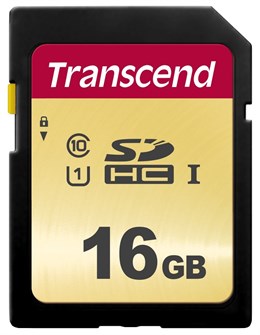 Карта памяти SDHC 16GB Transcend TS16GSDC500S 631795