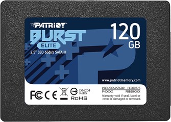 Накопитель SSD 2.5'' Patriot Memory PBE120GS25SSDR 120 ГБ 829136