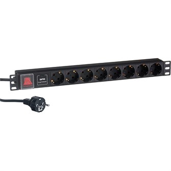 Блок розеток  Exegate ServerPro PDU-19H807 Al-8S-EU2CU-SW-SPD1 1041323