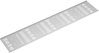Кабельный организатор  Cabeus VCM-18U-GY 865457