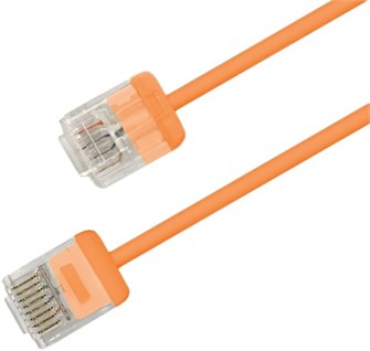 Кабель патч-корд U/UTP 6 кат. 2м Hyperline PC-LPU-UTP-RJ45-RJ45-C6-2M-LSZH-OR 1024436