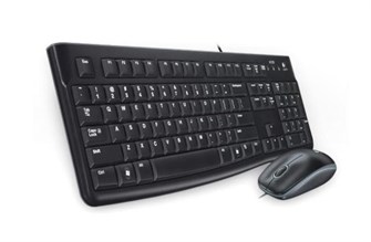 Клавиатура и мышь проводной комплект Logitech MK120 190156