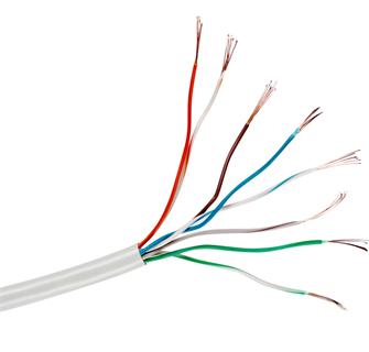 Кабель витая пара U/UTP 5e кат. 4 пары Exegate UTP4-C5E-CCA-P24-IN-PVC-GY-305 722407