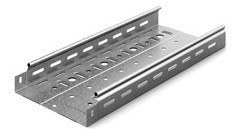 Лоток листовой перфорированный Ostec ЛПМЗТ-200х50х3000-1,0-ГЦ 915690
