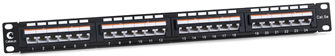 Патч-панель  Cabeus PLAN-24-Cat.5e-Dual IDC 800933