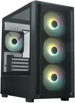 Корпус mATX Xastra A411M 4ARGB-FC Black 1235240