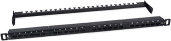 Патч-панель  Cabeus PLHD-24-Cat.6a-Dual-180-0,5U 728373