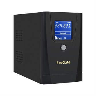 Источник бесперебойного питания  Exegate SpecialPro Smart LLB-1000.LCD.AVR.1SH.2C13.RJ.USB 1041379