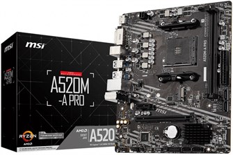 Материнская плата mATX MSI A520M-A PRO 828368