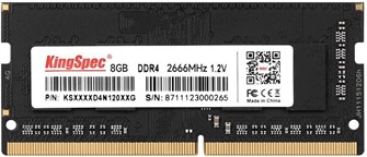 Модуль памяти SODIMM DDR4 8GB KINGSPEC KS2666D4N12008G 930478