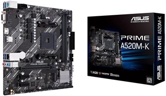 Материнская плата mATX ASUS PRIME A520M-K 792504