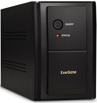 Источник бесперебойного питания  Exegate SpecialPro UNB-1600.LED.AVR.EURO.RJ.USB 890555