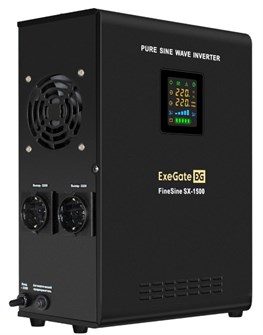 Источник бесперебойного питания  Exegate FineSine SX-1500.LCD.AVR.2SH 1118197