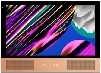 Видеодомофон  Slinex Sonik 7 (Black+Pink Gold) 841885