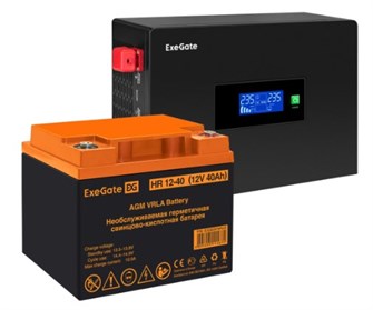 Комплект  Exegate IdealSine SR-1000.LCD.2SH 1118329