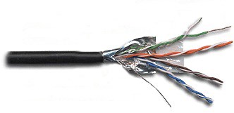 Кабель витая пара F/UTP 5e кат. 4 пары Lanmaster LAN-5EFTP-WP-OUT 273509