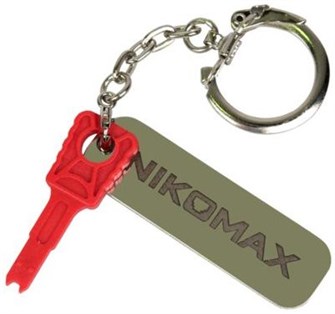 Ключ  NikoMax NMC-RJ-KEY-KC-RD 900789