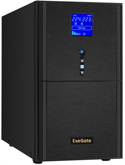 Источник бесперебойного питания  Exegate SineTower SN-3000.LCD.AVR.3SH.1C13.RJ.USB 1118185
