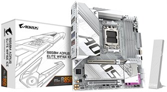 Материнская плата mATX GIGABYTE B850M AORUS ELITE WIFI6E ICE 1129848