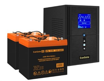 Комплект  Exegate SineTower SZ-1000.LCD.AVR.2SH.1C13.USB 1118216