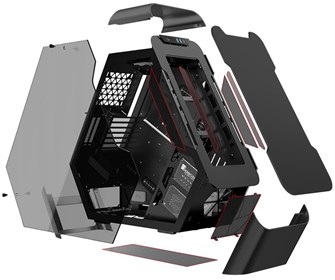 Корпус ATX JONSBO TR03-G Black 825881