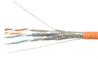 Кабель витая пара S/FTP 7A кат. 4 пары Cabeus SSTP-4P-Cat.7a-SOLID-IN-LSZH 515551