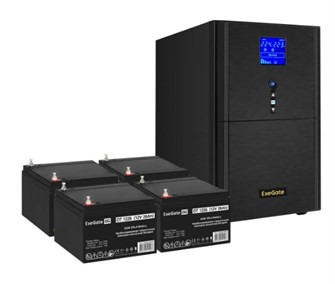 Комплект  Exegate SineTower SZ-5000.LCD.AVR.2SH.1C13.T.RJ.USB 1118286