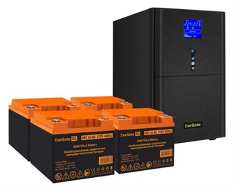 Комплект  Exegate SineTower SZ-3000.LCD.AVR.3SH.1C13.RJ.USB 1118272