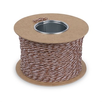 Кабель витая пара U/UTP 5e кат. 1 пара Cabeus UTP-1P-Cat.5e-SOLID-CROSS-305-BR 1037419