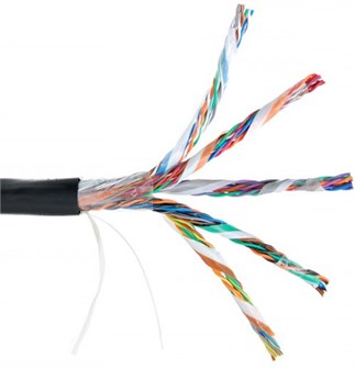 Кабель витая пара U/UTP 5e кат. 25 пар Netlan EC-UU025-5-PE-BK-3 512804