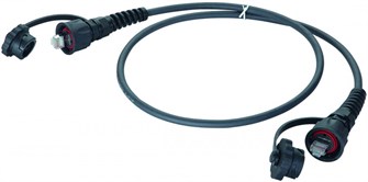 Кабель патч-корд U/UTP 5e кат. 1м Eurolan 21P-U5-01BL 1003719