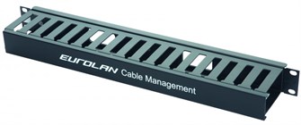 Кабельный организатор  Eurolan 25B-1U-11BL 360724