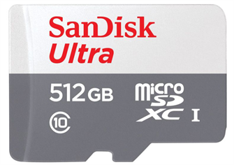 Карта памяти MicroSDXC 512GB SanDisk SDSQUNR-512G-GN3MN 1025955