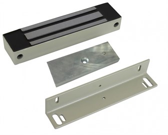 Замок электромагнитный AccordTec ML-295K с уголком (белый) 951877