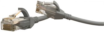 Кабель патч-корд U/UTP 6a кат. 5м Hyperline PC-LPT-UTP-RJ45-RJ45-C6a-5M-LSZH-GY 1017643