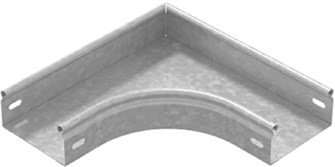 Угол гориз. 90°  Ostec УПТП90-400х80-0,7-R100-СЦ 914703