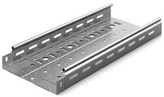 Лоток листовой перфорированный Ostec ЛПМЗТ-200х50х3000-1,0-СЦ 915389