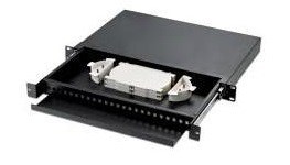 Кросс оптический стоечный  TopLAN КРС-Top-1U-04LC/U-OS2-BK 619102
