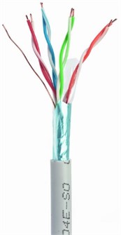 Кабель витая пара U/FTP 5e кат. 4 пары Cablexpert FPC-5004E-SOL 1121674