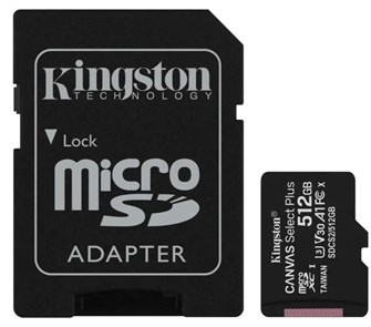 Карта памяти MicroSDXC 512GB Kingston SDCS3/512GB 1234149