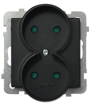 Розетка  Ospel GP-2RR/m/33 738720