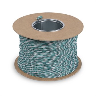 Кабель витая пара U/UTP 5e кат. 1 пара Cabeus UTP-1P-Cat.5e-SOLID-CROSS-500-GN 1037413