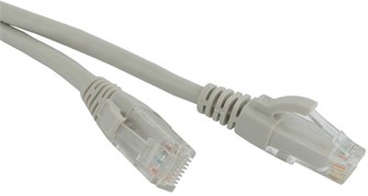 Кабель патч-корд  Hyperline PC-LPM-UTP-RJ45-RJ45-C6a-10M-LSZH-GY 500064