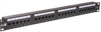 Патч-панель 19, 24xRJ45, UTP, Кат. 6 ITK PP24-1UC6U-D05-1 1164672