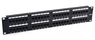 Патч-панель 19, 48xRJ45, UTP, Кат. 5е SUPRLAN 10-0405 762957