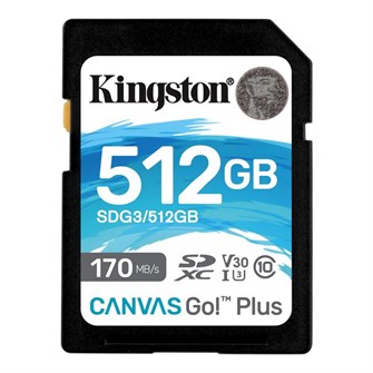 Карта памяти SDXC 512GB Kingston SDG3/512GB 762975