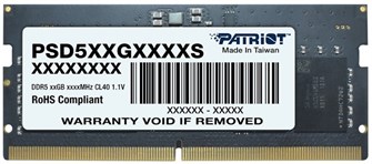 Модуль памяти SODIMM DDR5 16GB Patriot Memory PSD516G560081S 995261