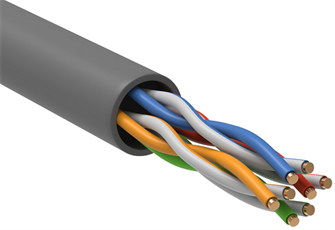 Кабель витая пара U/UTP 5e кат. 4 пары ITK LC1-C5E04-111-100 716862